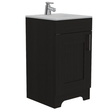 MUEBLE DE LAVAMANOS TUHOME MDF BARCELONA - WENGUE - 1