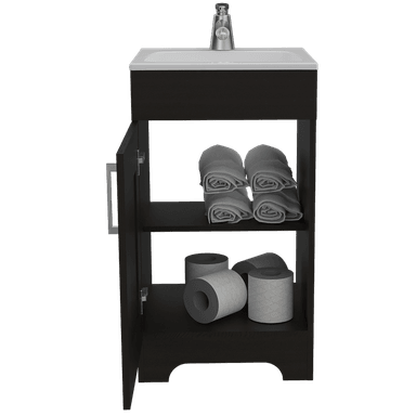MUEBLE DE LAVAMANOS TUHOME MDF BARCELONA - WENGUE - 3