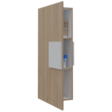 OPTIMIZADOR DE BAÑO TUHOME MDF VANGUARD - ROVERE / BLANCO - 3