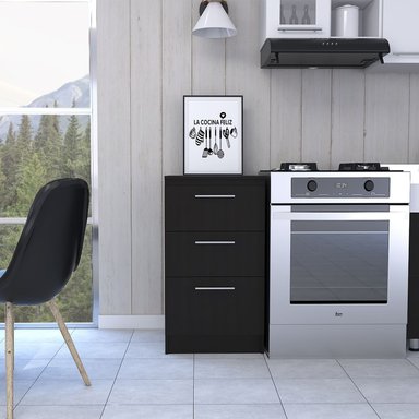 MUEBLE INFERIOR TUHOME MANCHESTER 3 CAJONES GAVETEROS ( - 6