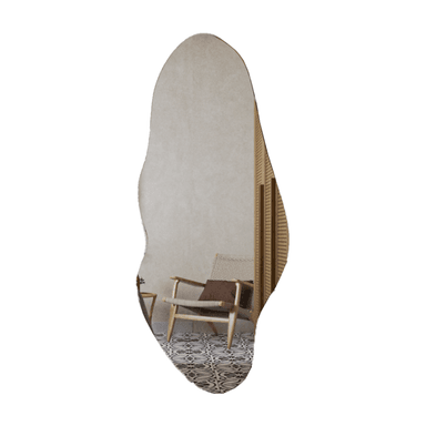 ESPEJO TUHOME FLUYE IRREGULAR BLUE CON FORMA