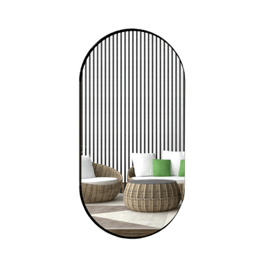 ESPEJO TUHOME LUKMAN RECTANGULAR NEGRO