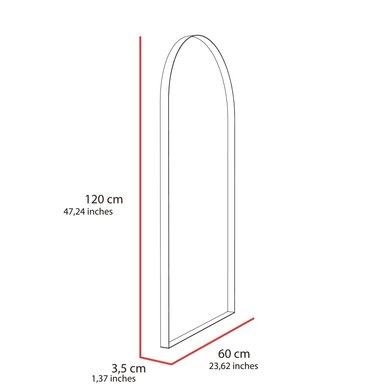 ESPEJO TUHOME DALTON RECTANGULAR PLATEADO - 5