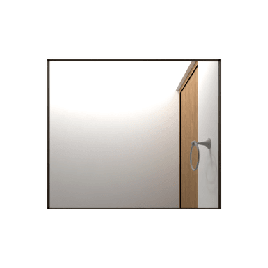 ESPEJO TUHOME ONIX RECTANGULAR NEGRO