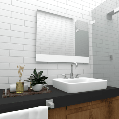 ESPEJO TUHOME PALERMO RECTANGULAR GRIS - 4