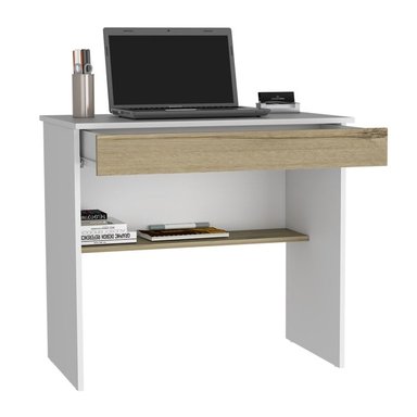 ESCRITORIO TUHOME OHIO 80 CM X 80 CM BLANCO