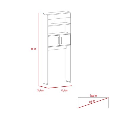 ORGANIZADOR TUHOME MADRID AHORRADOR DE ESPACIO - BLANCO MQZ - 6