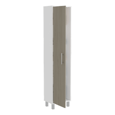 MUEBLE DE ASEO TUHOME LASKA 5 REPISAS BLANCO MQZ / NACAR - 3