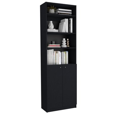 COMBO ESTANTE 2 PUERTAS + COMPLEMENTO HOME WENGUE