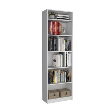 COMBO ESTANTE 4 REPISAS + COMPLEMENTO HOME BLANCO