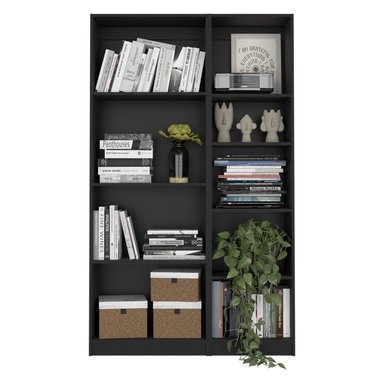 COMBO ESTANTE 3 REPISAS + ESTANTE 4 REPISAS 45CM HOME WENGUE