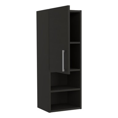 MUEBLE AUXILIAR DE BAÑO BARCELONA 1 PUERTA - WENGUE