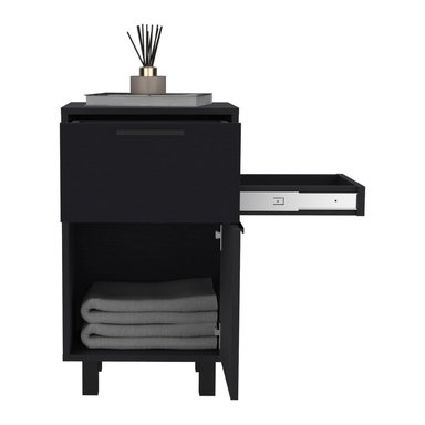 VELADOR SECRET Z-81 2 CAJONES 1 PUERTA - WENGUE