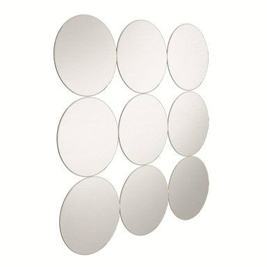 SET DE 9 ESPEJOS CIRCULARES ARTEMIS DISEÑO FLEXIBLE