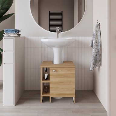 MUEBLE BASIC PARA LAVAMANOS 1 PUERTA - FRESNO - 4
