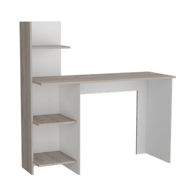 ESCRITORIO CON BIBLIOTECA WOW - BARDOLINO / BLANCO