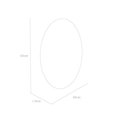 ESPEJO DISEÑO CIRCULAR D500 50CM X 50CM X 1,9CM - 5
