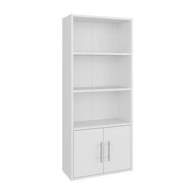 BIBLIOTECA ECO JOY 2 PUERTAS BLANCO 120,9X50,8X23,5 CM
