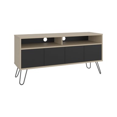 RACK TV55' 4 PUERTAS VASSEL CARTAGENA Y WENGUE 60,0X123,5X38,6 CM - 1