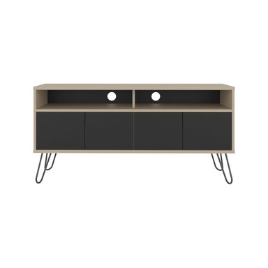 RACK TV55' 4 PUERTAS VASSEL CARTAGENA Y WENGUE 60,0X123,5X38,6 CM - 2