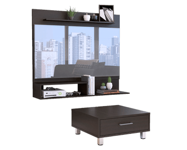 SET TUHOME BEIJING PANEL TV55 + MESA DE CENTRO WENGUE - 1