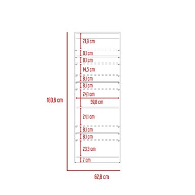 ESTANTE HOME-E M3 5 NIVELES MACADAMIA - 6