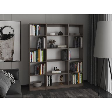 COMBO ESTANTES 45CM 15 NIVELES HOME MILAN Y BLANCO - 2