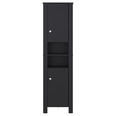 ESTANTE ORGANIZADOR BAÑO VANESSA 2 PUERTAS WENGUE 160,7X44,1X27,6 CM - 2
