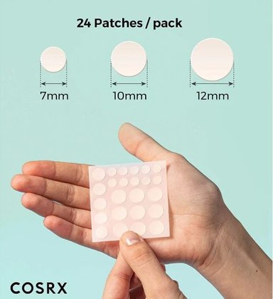 PARCHE ACNE COSRX COREANO ORIGINAL 24 UNIDADES PARCHES ACNE GRANOS ESPINILLAS SKIN1004 - 2