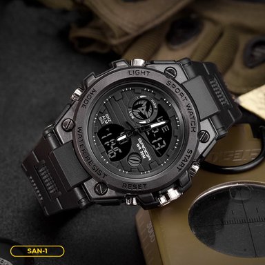 RELOJ SANDA HOMBRE DIGITAL DEPORTIVO MULTIFUNCIÓN G - 3