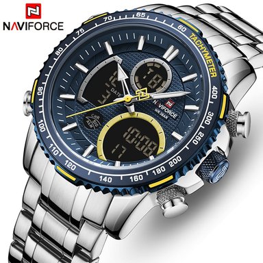 RELOJ NAVIFORCE HOMBRE NF9182SBE PLATEADO