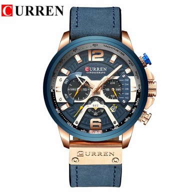 RELOJ CURREN HOMBRE CUR-28 ELEGANTE AZUL