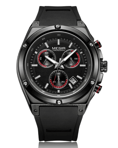 RELOJ MEGIR HOMBRE MEG-18 GOMA