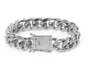 BRAZALETE CUBAN LINK PLATA I ORO | BRA-2