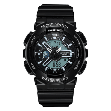 RELOJ SANDA HOMBRE ANÁLOGO UNICO BLACK GRAY GLOSS SPORT SAN-31