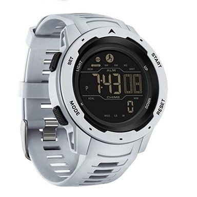 RELOJ SANDA HOMBRE ANÁLOGO DIGITAL CLOCK PLATEADO 2023 SAN-89