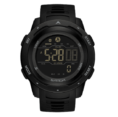 RELOJ SANDA HOMBRE ANÁLOGO DIGITAL CLOCK NEGRO 2023 SAN-88