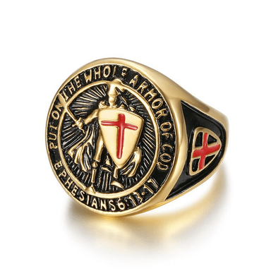 ANILLO ROMANO DORADO | RIN-40