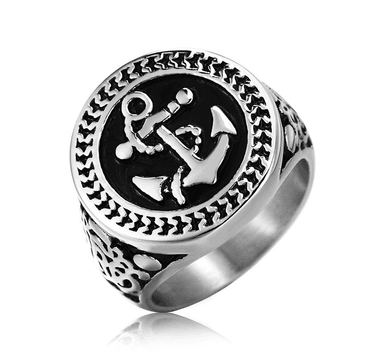 ANILLO ANCLA PLATEADO| RIN-58