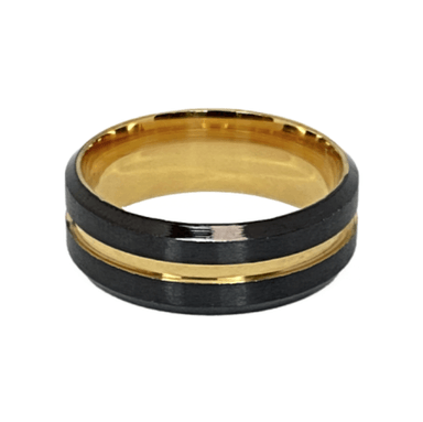 ANILLO BLACK GOLD BRILLANTE | RIN-15