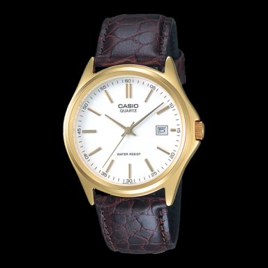 MTP-1183 | RELOJ CASIO HOMBRE DE CUERO DORADO | CAS-110 - 1