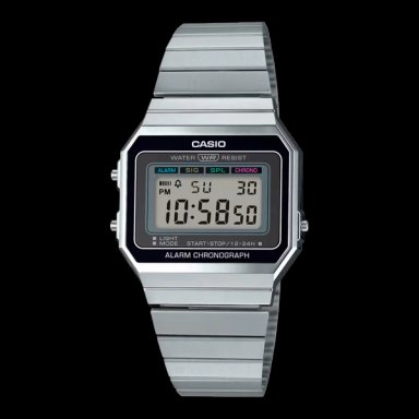 A700W | RELOJ CASIO PARA HOMBRE DE ACERO PLATEADO | CAS-144 - 1