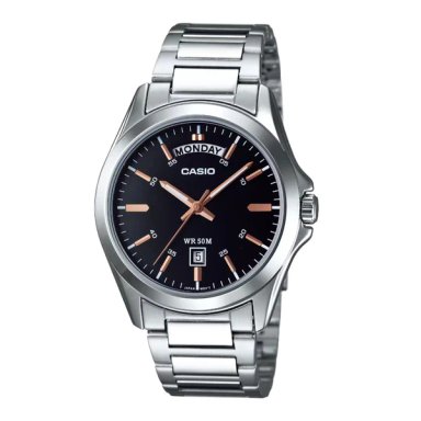 MTP-1370D | RELOJ CASIO PARA HOMBRE DE ACERO PLATEADO | CAS-128