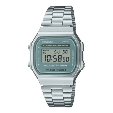 A168W | RELOJ VINTAGE CASIO PARA HOMBRE DE ACERO PLATEADO | CAS-146 - 1