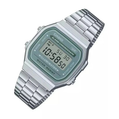 A168W | RELOJ VINTAGE CASIO PARA HOMBRE DE ACERO PLATEADO | CAS-146 - 2