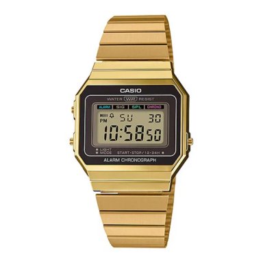 A700W | RELOJ CASIO PARA HOMBRE DE ACERO DORADO | CAS-145 - 1