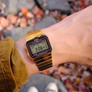 A700W | RELOJ CASIO PARA HOMBRE DE ACERO DORADO | CAS-145 - 2