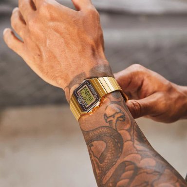 A700W | RELOJ CASIO PARA HOMBRE DE ACERO DORADO | CAS-145 - 3