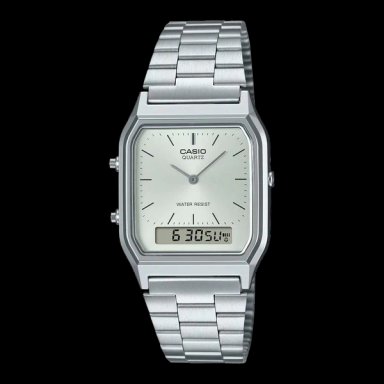 AQ-230 | RELOJ CASIO PARA HOMBRE DE ACERO PLATEADO | CAS-115 - 1