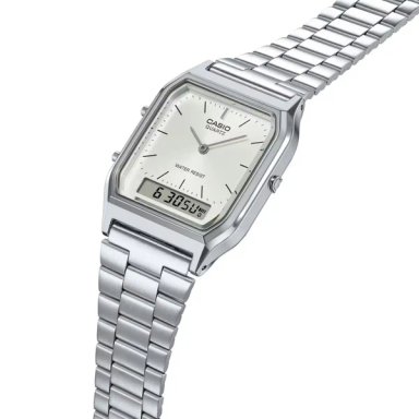 AQ-230 | RELOJ CASIO PARA HOMBRE DE ACERO PLATEADO | CAS-115 - 2
